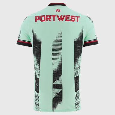 Mint Mayo GAA Kids' Short Sleeve Training Top 2026 from O’Neills.