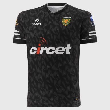 Black Donegal GAA Short Sleeve Training Top 2026 from O’Neills.