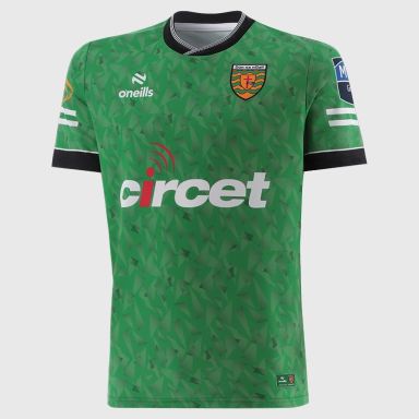 Green Donegal GAA Kids' Short Sleeve Training Top 2026 from O’Neills.