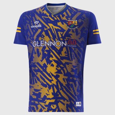 Royal / Amber Longford GAA Short Sleeve Training Top 2026 from O’Neills.