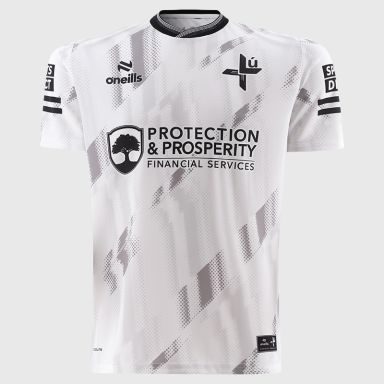 White Louth GAA Short Sleeve Training Top 2026 from O’Neills.