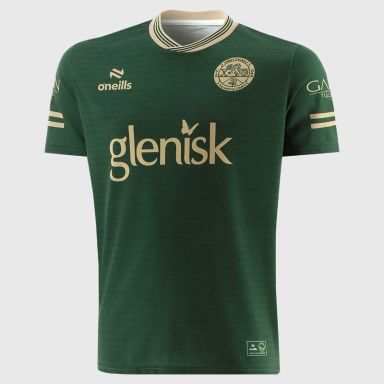 Green / Gold Offaly GAA Short Sleeve Training Top 2026 from O’Neills.