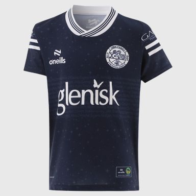 Navy Offaly GAA Kids Short Sleeve Training Top 2026 from O’Neills.