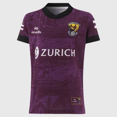 Purple Wexford Hurling Kids' Short Sleeve Training Top 2026 from O’Neills.