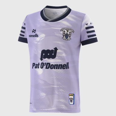 Purple Clare GAA Kids' Short Sleeve Training Top by O’Neills.