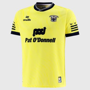 Yellow O’Neills Clare GAA Men's Short Sleeve Training Top by O’Neills.