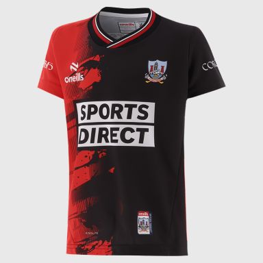 Black Cork GAA Kids' Short Sleeve Training Top by O’Neills.
