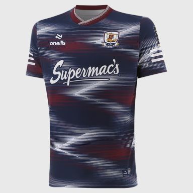 Marine Galway Hurling Kids' Short Sleeve Training Top 2026 from O’Neills.