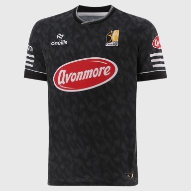 Black Kilkenny GAA Short Sleeve Training Top 2026 from O’Neills.