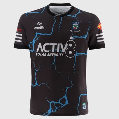 O’Neills Black Monaghan GAA Kids' Short Sleeve Training Top by O’Neills.