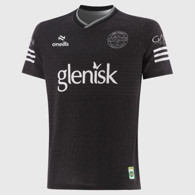 O’Neills Black Offaly GAA Men's Training Top 2025 by O’Neills.