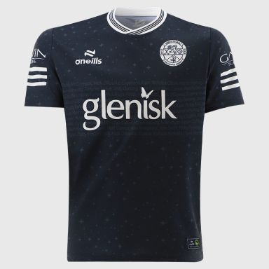 Navy Offaly GAA Short Sleeve Training Top 2026 from O’Neills.