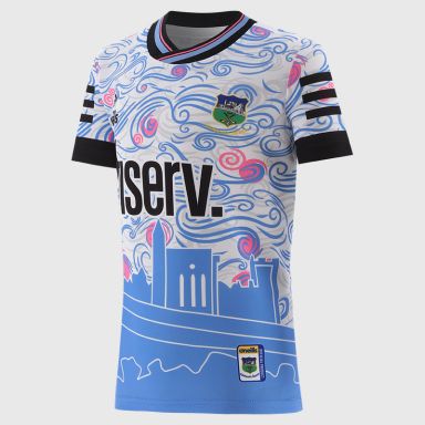 White Tipperary GAA Kids' Short Sleeve Training Top by O’Neills.