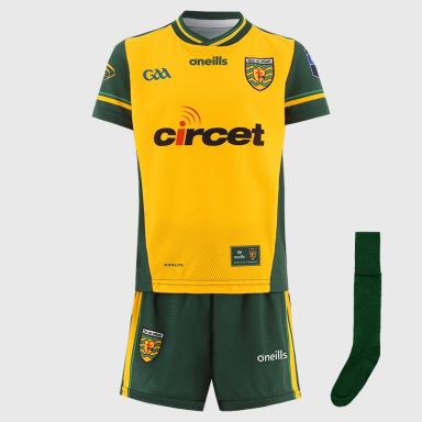 Yellow Donegal GAA Home Mini Kit 2026 from O’Neills.