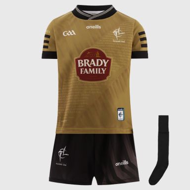 Gold Kildare GAA Mini Kit Alternate Goalkeeper 2024 from O'Neills.
