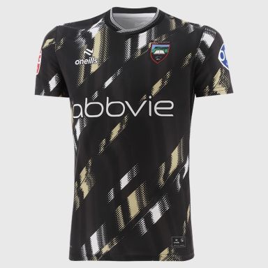 Black Sligo GAA Player Fit Short Sleeve Training Top 2026 from O’Neills.