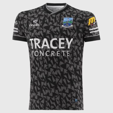 Black Fermanagh GAA Player Fit Short Sleeve Training Top 2026 from O’Neills.
