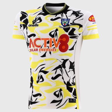 White Monaghan GAA Player Fit Short Sleeve Training Top 2026 from O’Neills.