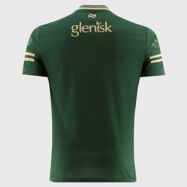 Green / Gold Offaly GAA Player Fit Short Sleeve Training Top 2026 from O’Neills.