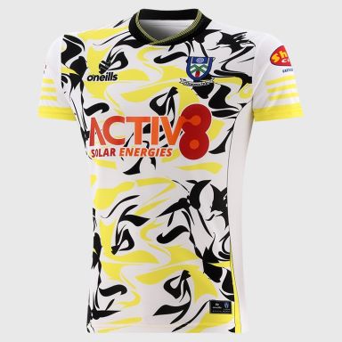 White Monaghan GAA Player Fit Short Sleeve Training Top 2026 from O’Neills.