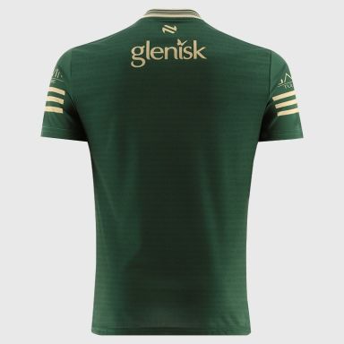 Green / Gold Offaly GAA Player Fit Short Sleeve Training Top 2026 from O’Neills.