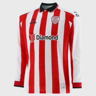 O'Neills Derry City FC Long Sleeve Jersey 2026