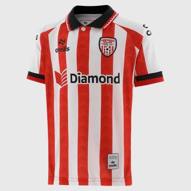 O'Neills Derry City FC Kids' 2026 Home jersey