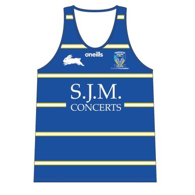 Warrington Wolves Foundation Rugby Vest (Blue)