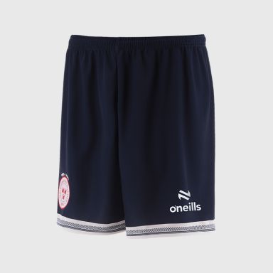 Marine / White O’Neills Shelbourne F.C. Men's Away Shorts.