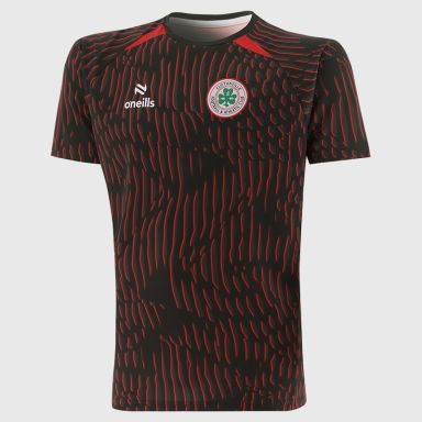 O'Neills Cliftonville FC Volume T-Shirt Black / Red