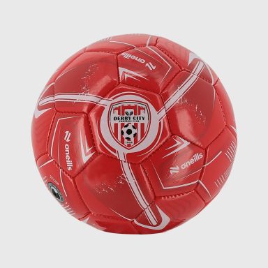 O'Neills Derry City FC Turbine Mini Soccer Football Size 1