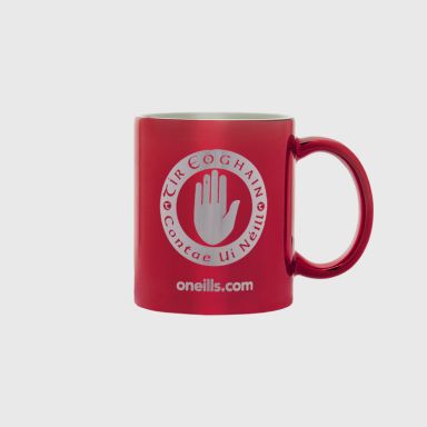 Red Tyrone GAA Metallic Mug by O'Neills.