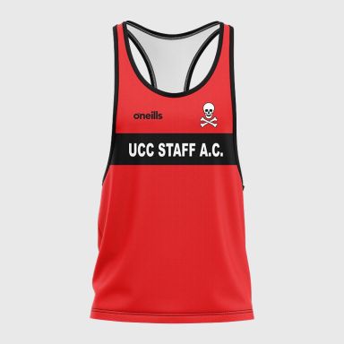 UCC Staff Athletic Club Printed Athletics Vest Red
