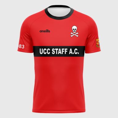 UCC Staff Athletic Club Printed T-Shirt Red