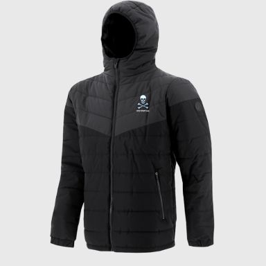 UCC Staff Athletic Club Kids' Maddox Hooded Padded Jacket Black