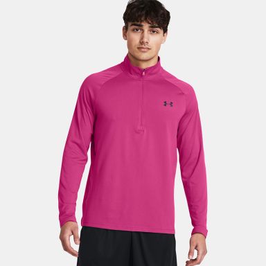 Pink Under Armour Men's UA Tech™ Half Zip from O'Neill's.