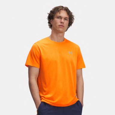 Orange Under Armour Men's UA Launch T-Shirt Squad From O'Neills.