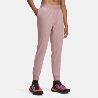 Women's pink woven Under Armour Bottoms from O'Neills.