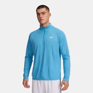 Blue Under Armour Men's UA Tech™ Textured Half Zip from O'Neills