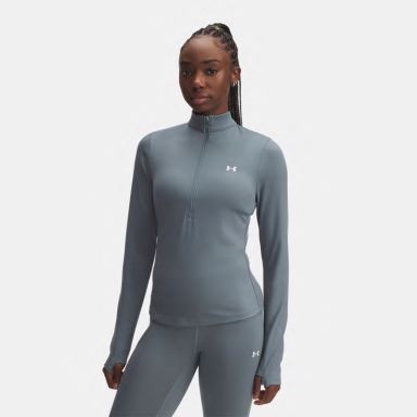 Jasper Blue Under Armour Women's UA Motion Half Zip Top from O'Neills