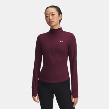 Maroon Under Armour Women's UA Motion Half Zip Top from O'Neills