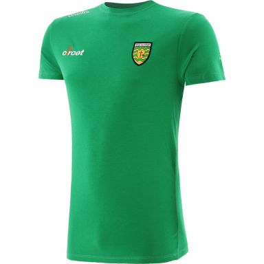 Green Men’s Donegal GAA Venture Pima Cotton T-Shirt with ribbed crew neck collar by O’Neills.