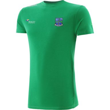 Green Men’s Fermanagh GAA Venture Pima Cotton T-Shirt with ribbed crew neck collar by O’Neills.