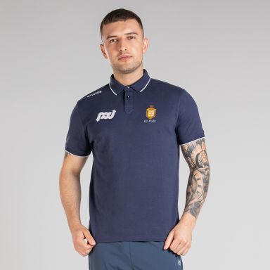 Marine Men’s Clare GAA Venture Pima Cotton Polo Shirt with ribbed collar and cuffs by O’Neills.