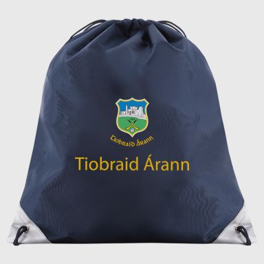 Tipperary GAA Vital Drawstring Gym Bag Navy from O’Neills