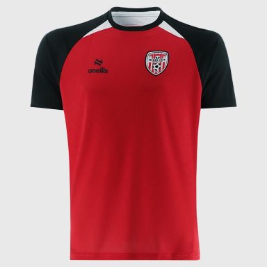 O'Neills Derry City FC Volume Players T-Shirt Red / Black