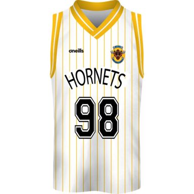 Wath Brow Hornets Youth Section Kids' Basketball Vest (White) 