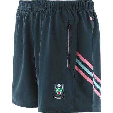 Marine Kids' Monaghan GAA training shorts with zip pockets by O’Neills.