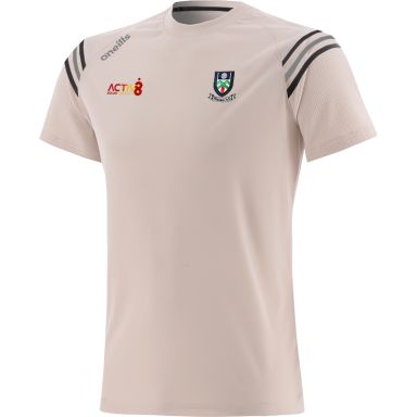 Beige Kids' Monaghan GAA T-Shirt with county crest by O’Neills. 