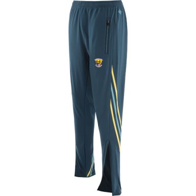 Marine Kids' Wexford GAA Weston Brushed Skinny Tracksuit Bottoms with zip pockets by O’Neills.